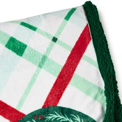Hallmark Channel Oversized Blanket with Sherpa Backing Merry Movie Watching - Image 4