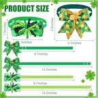 Huhumy 50 Pcs St. Patrick's Day Dog Bow Ties St. Patrick's Day Collar Bulk - Image 2