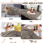 Rezutan Blanket for Large Dogs & Cats Soft Reversible Cute Paw 40"x31" - Image 5