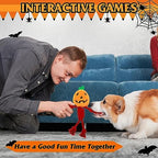 PUPTECK Halloween Dog Squeaky Chew Toys 3 Pack - Image 4