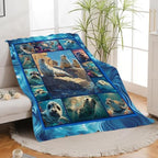 Seal Throw Blanket Ocean Seal Stuff Gifts for Kids Girls Boys Adults Women Men Soft Cozy Warm Plush Fluffy Fuzzy Fleece Blanket Decor 40''X50'' - Image 5