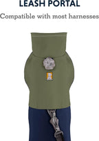 Ruffwear, Sun Shower Dog Raincoat, All-Weather Jacket, Waterproof, Windproof & Lightweight, Midnight Blue, X-Small