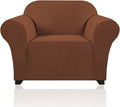 Stretch Chair Cover Chair Slipcovers with Arms 1-Piece Chair Sofa Slipcovers or Living Room Non Slip Armchair Cover Furniture Protector Dogs Pet Friendly(Armchair, Caramel)