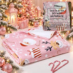 FuWeave Pink Santa Claus Christmas Throw Blanket 50 x 60 Inches - Image 5