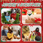 200 Pcs Christmas Dog Bandanas Bulk, Washable Pet Scarf Bibs - Image 2