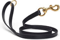 Viper Biothane K9 Working Dog Leash Waterproof Lead for Tracking Training Schutzhund Odor-Proof Long Line with Solid Brass Snap for Puppy Medium and Large Dogs 6ft, Black
