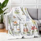 COMFAR Christian Gifts for Women Faith, Inspirational/Religious/Spiritual Gifts for Adults, Soft Throw Blankets for Women/Men, Personalized Blankets for Adults 40"x 50" - Image 2