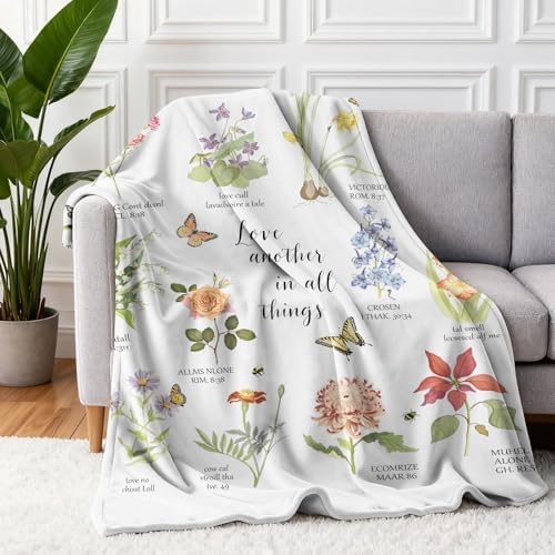 COMFAR Christian Gifts for Women Faith, Inspirational/Religious/Spiritual Gifts for Adults, Soft Throw Blankets for Women/Men, Personalized Blankets for Adults 40"x 50" - Image 2