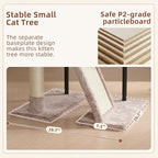 Gitelsnour Cat Tree Tower for Indoor Cat, Top Platform with Toy, GCT006SMU - Image 5
