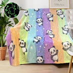 COMFAR Panda Blankets for Girls/Boys, Gifts Girls, Kids Toddler Blanket Kids, Personalized Baby Soft Fleece and Throw, Birthday 40inx 50in by COMFAR