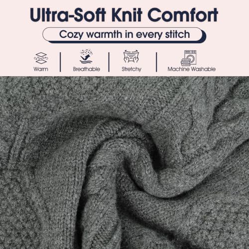 IECOii Cat Sweater for Cats, Warm Knit Kitten Clothes for Fall Winter, XS-L - Image 2