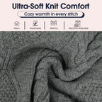 IECOii Cat Sweater for Cats, Warm Knit Kitten Clothes for Fall Winter, XS-L - Image 2