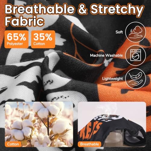 BINGPET 2PCS Dog Halloween Costume, Soft Cotton Puppy Shirt, Trick or Treat - Image 2