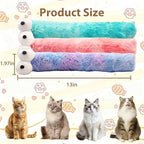 Cat Toys Pillows 3 Pack, Large 13” Cat Kicker Toys with Catnip Inside, Durable Interactive Cat Toys for Indoor Cats, Soft Kick Sticks for Exercise & Play - Image 2