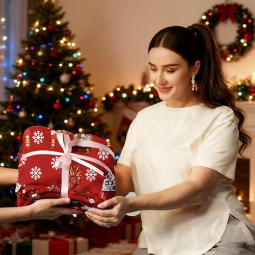 COMFAR Cute Christmas Blankets and Throws for Adults/Women/Boys/Kids, Holiday Fleece Throw Blanket for Couch/Sofa, Holiday Decor, Christmas Decorations/Gifts 40"x 60" - Image 3