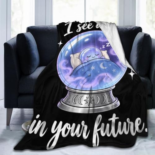 Sleepy Crystal Ball Blanket Throw Gift for Girls Women 60"X50" by Unknown