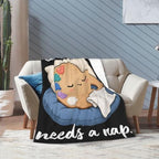 Sleepy Palette Blanket Throw Gift for Girls Women 60"X50" - Image 2