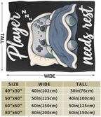 Sleepy Game Controller Blanket Throw Gift for Girls Women 50"X40" - Image 7