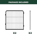 FXW 2 Add-on Wire Panels for AuraSpace Pro Dog Playpen, 24" H | Fits AuraSpace Pro Acrylic & Wire Mesh Indoor Dog Playpen 24"H, Includes 2 Panels