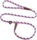 Mendota Pet Slip Leash - Dog Lead and Collar Combo - Made in The USA - Lilac, 3/8 in x 4 ft - for Small/Medium Breeds