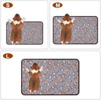 1 Pack 3 Blankets Super Soft Fluffy Premium Fleece Pet Blanket Flannel Paw Printed Throw for Dog Puppy Cat (Small 23x16'', Dark Coffee, Brown, Purple) - Image 3