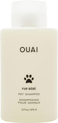 OUAI Fur Bébé Pet Shampoo - Cat & Dog Shampoo for Gentle Cleansing, Hydration & Shine - Vegan & Cruelty-Free Pet Supplies with Aloe Vera & Panthenol - Mercer Street Scent (16 Fl oz)