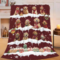 Golden Retriever Throw Blanket Golden Retriever Dog Christmas Stuff Gifts for Kids Girls Boys Adults Women Man Soft Cozy Warm Plush Fluffy Fuzzy Fleece Blanket Decor 40''X50'' by Fuzawet