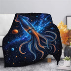 Squid Blanket, Ocean Animal Throw Gift for Girls Women 60"X50" - Image 5