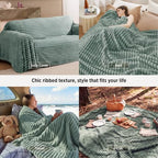 Bedsure Soft Cal Size Blanket for Bed Sage Green 102"x96" - Image 4