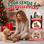 Christmas Dog Toys, Interactive Plush Reindeer Squeaky Toy for Dogs - Image 4