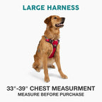 Embark Adventure Large Dog Harness – No-Pull, Reflective Trim, Military-Grade Nylon, Front Clip with Gel-Lined Handle