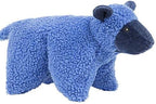 HuggleHounds Plush Dog Toy - Fuzzy Dog Toys, Soft Plush, for Small and Large Breeds with Squeaker - Lester Lamb, Large
