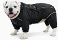 Lovelonglong Waterproof Dog Raincoat – 4-Leg Full Body Dog Rain Suit with Reflective Strips & Leash Opening, Outdoor Dog Jacket for Rainy Weather