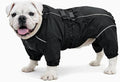 Lovelonglong Waterproof Dog Raincoat – 4-Leg Full Body Dog Rain Suit with Reflective Strips & Leash Opening, Outdoor Dog Jacket for Rainy Weather