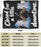 Sleepy Drawbridge Blanket Throw Gift for Girls Women 80"X60" - Image 7