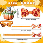 Sadnyy 50 Pcs Fall Dog Bow Ties Neckties Adjustable Collar, Thanksgiving - Image 4