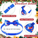 Talltalk 120 Pcs Thanksgiving and Christmas Dog Bow Tie Collar Set - Image 4