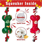 Christmas Dog Toys, 2 Pack Squeaky Plush Toys, Small & Medium Dogs - Image 3