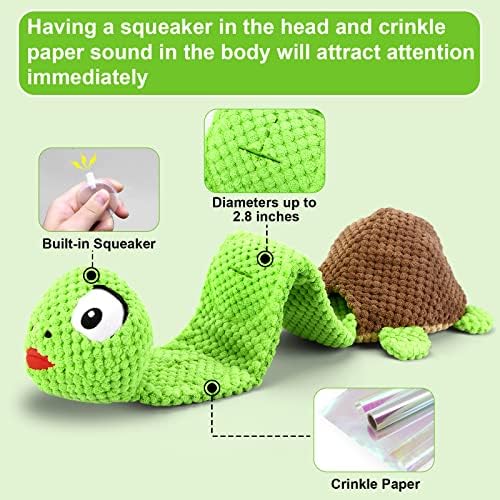 Letsmeet Dog Squeak Toys Dogs Enrichment Treat Dispensing Puzzle Toys Interactive Dog Toys for Large Medium Small Dogs - Image 2
