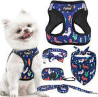 PUPTECK Dog Harness, Collar and Leash Set No Pull for Small Medium Sized by PUPTECK