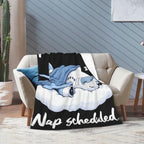 Sleepy Airplane Blanket Throw Gift for Girls Women 80"X60" - Image 2