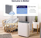 Levoit Vital 100 Air Purifier Replacement Filter, Genuine Air Filters | AHAM VERIFIDE, High-Efficiency Activated Carbon for Removal of Smoke, Odors, Allergens, Pollen, Vital 100-RF, White, 2 Pack
