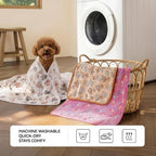 LINENLUX Dog Blankets 4-Pack, Super Soft Fluffy Fleece Pet Throw Warm - Image 4