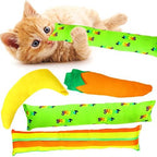 Youngever 4 Pack Cat Kicker Toys for Kitty, Puppy & Kitten - Interactive Cat Toys with Cotton Fabric by Youngever