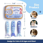 Nocciola Sardines Catnip Toys for Indoor Cats - 3 Pack Cat Toys Fish with Pouch, Cat Nip Toys Cat Kicker Toy with Crinkle Paper, Interactive Cat Toy for Kitten Enrichment, Cat Gifts - Image 6
