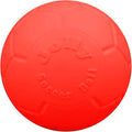 Jolly Pets Large Soccer Ball Floating-Bouncing Dog Toy, 8 inch Diameter, Orange | Large 8 inch durable dog soccer ball for dogs 60 to 90 lbs, won't deflate when punctured, floats for water play, made in USA