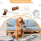 Squeaky Dog Toys, Stuffed Large Dog Toys to Keep Them Busy, Interactive Plush Chew Toys with Crinkle Paper, Tough Pet Animal Toys for Small Medium Large Dogs - Platypus - Image 2