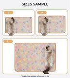 1 Pack 3 Blankets Super Soft Fluffy Cute Bone Pattern Pet Blanket Flannel Throw for Dog Puppy Cat Pink/Brown/Purple Small - Image 3