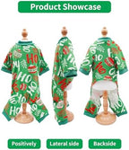 PET SHOW 4 Pack Christmas Velvet Dog Pajamas for Medium Dogs - Image 4