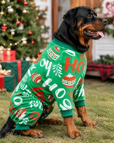 PET SHOW 4 Pack Velvet Dog Pajamas Christmas for Extra Large Dogs - Image 7